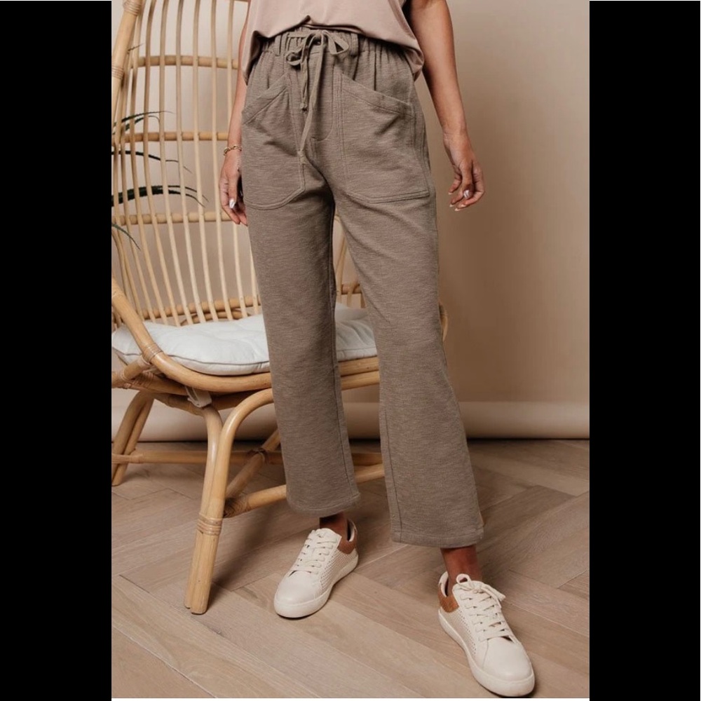 Bohme Carey Drawstring Pants in Olive